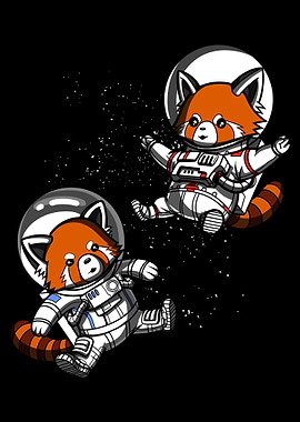 Space Red Panda Bears