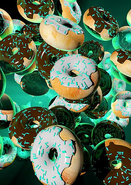 Donuts green