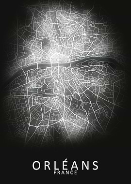 Orleans France City Map