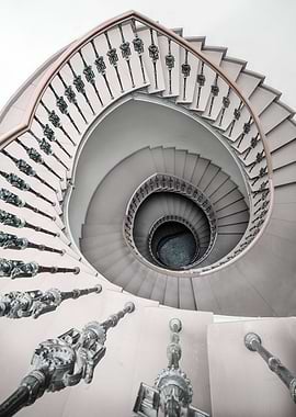 Pretty spiral staircase