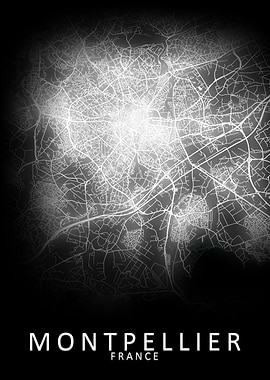 Montpellier France Map