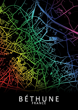 Bethune France City Map