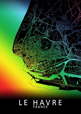 Le Havre France City Map