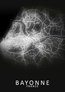 Bayonne France City Map