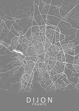 Dijon France City Map