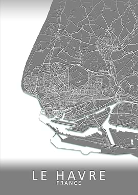 Le Havre France City Map