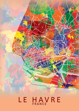Le Havre France City Map