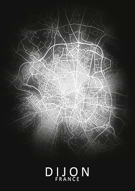 Dijon France City Map