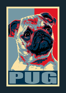 Funny Cute Pug Propaganda