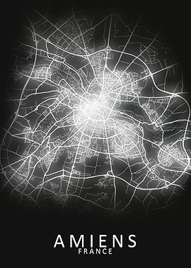 Amiens France City Map