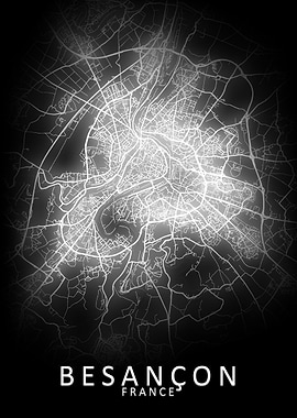 Besancon France City Map