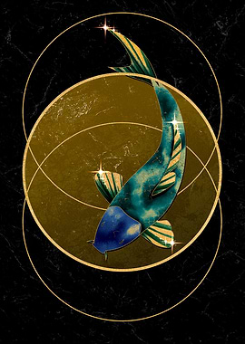 Jewel Fish on Art Deco 3b