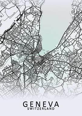 Geneva Switzerland Map