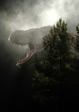T Rex Movie Poster Design