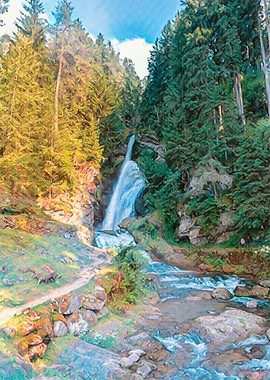 waterfall on the River