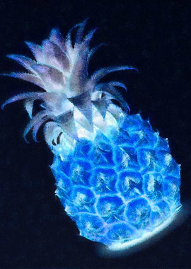 Pineapple glowing