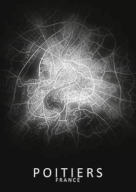 Poitiers France City Map
