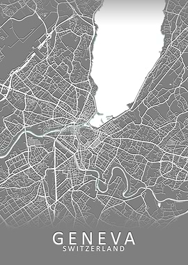 Geneva Switzerland Map