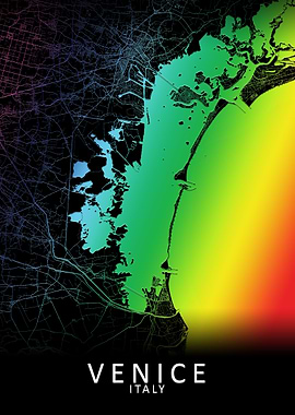 Venice Italy City Map