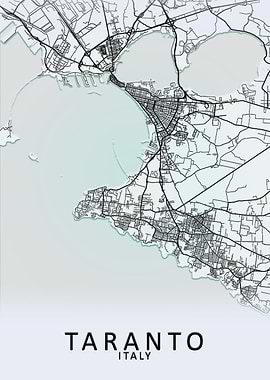 Taranto Italy City Map