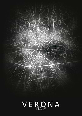 Verona Italy City Map