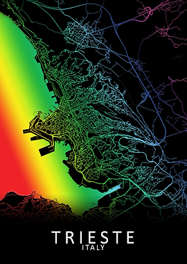 Trieste Italy City Map