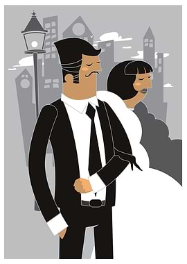 Couple in Black and White