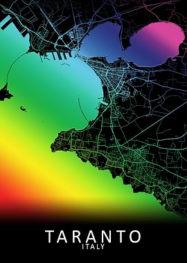 Taranto Italy City Map