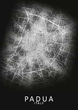 Padua Italy City Map