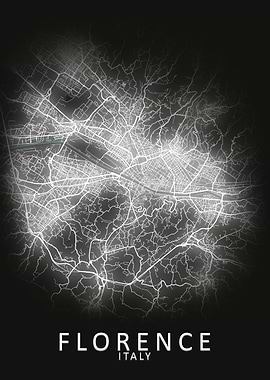 Florence Italy City Map