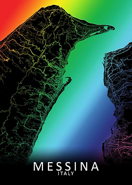 Messina Italy City Map