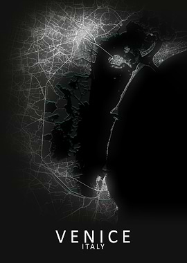 Venice Italy City Map