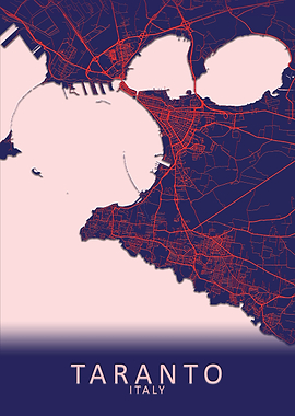 Taranto Italy City Map