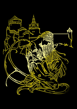 Woman Castle by the Sea