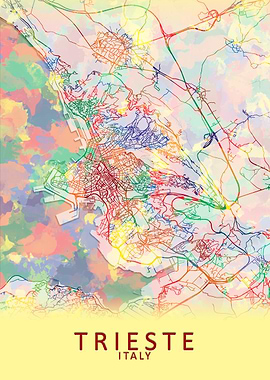 Trieste Italy City Map