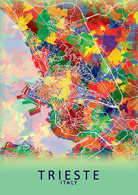 Trieste Italy City Map