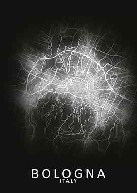 Bologna Italy City Map