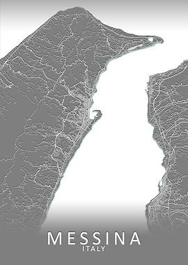 Messina Italy City Map