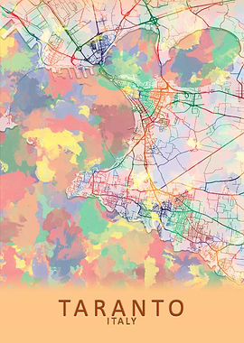 Taranto Italy City Map