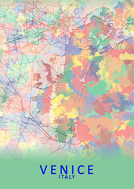 Venice Italy City Map