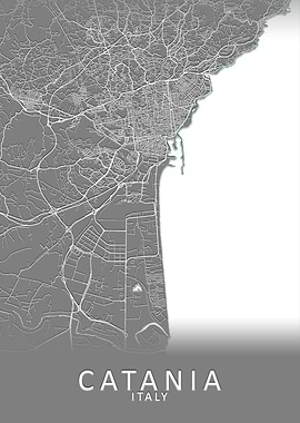 Catania Italy City Map