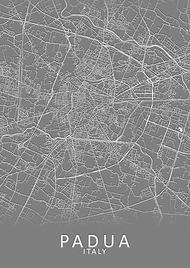 Padua Italy City Map