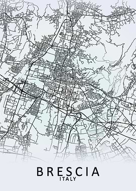 Brescia Italy City Map