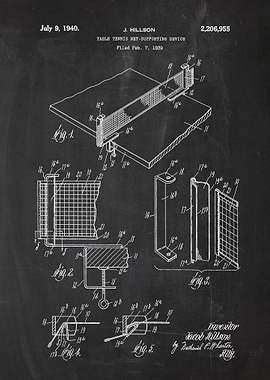 1939 Table Tennis Net