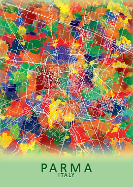 Parma Italy City Map