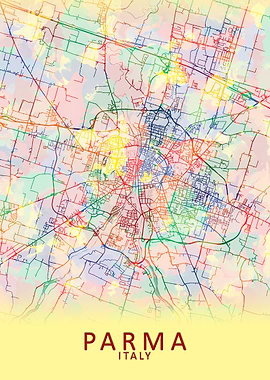 Parma Italy City Map