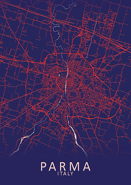 Parma Italy City Map