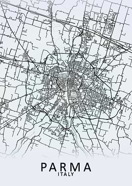 Parma Italy City Map