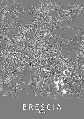 Brescia Italy City Map