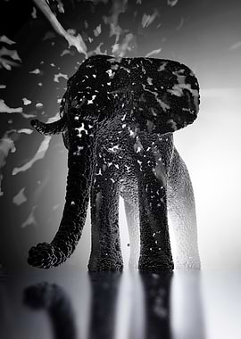 Abstract elephant 9